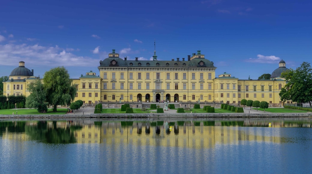 Swedish Royal Palace on the island of Lovön was constructed in the 16th Century. Added to UNESCO World Heritage Site list in 1991.