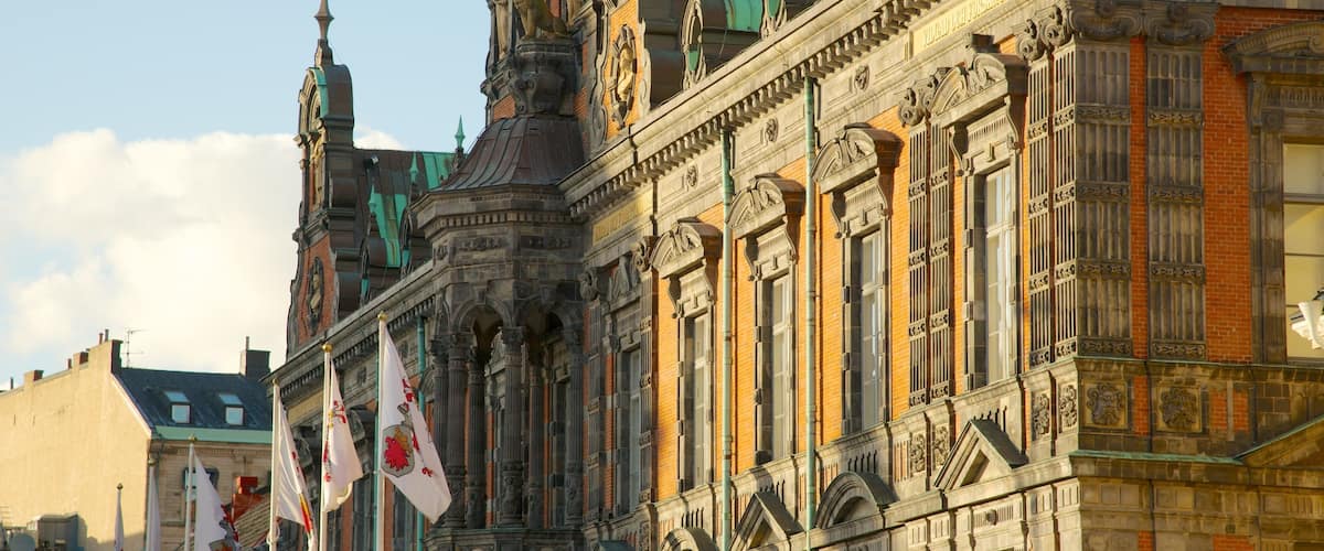 Malmo Town Hall which includes an administrative buidling and heritage architecture