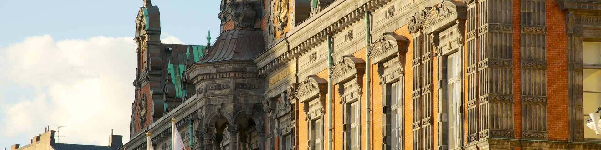 Ayuntamiento de Malmö mostrando arquitectura patrimonial y un edificio administrativo