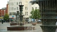 Gustav Adolf Square featuring a fountain, a square or plaza and a city