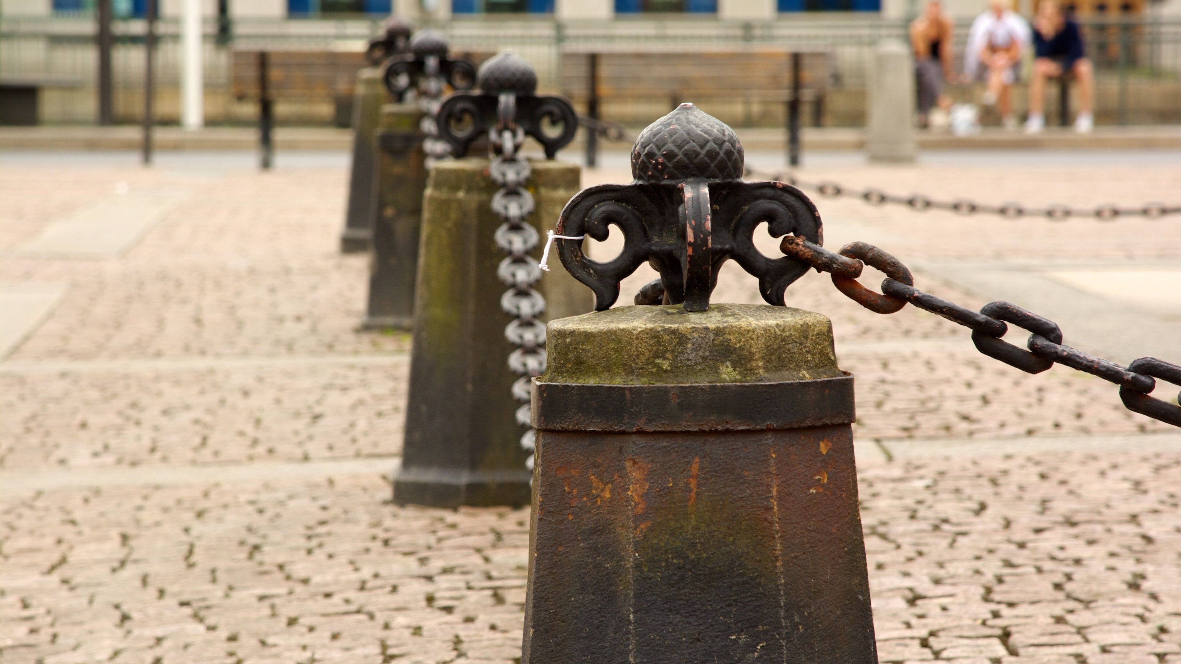 Gustav Adolf Square showing a square or plaza