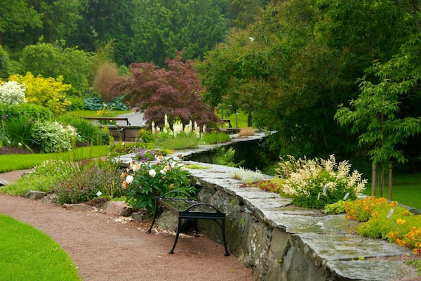Botanischer Garten das einen Garten