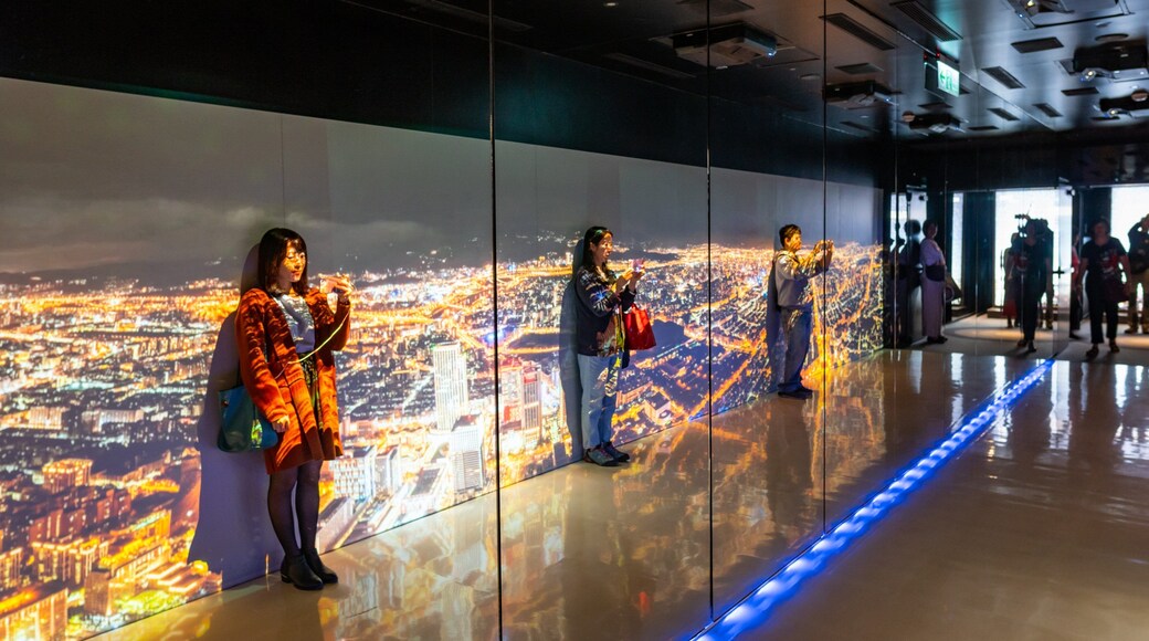 Taipei 101 featuring interior views
