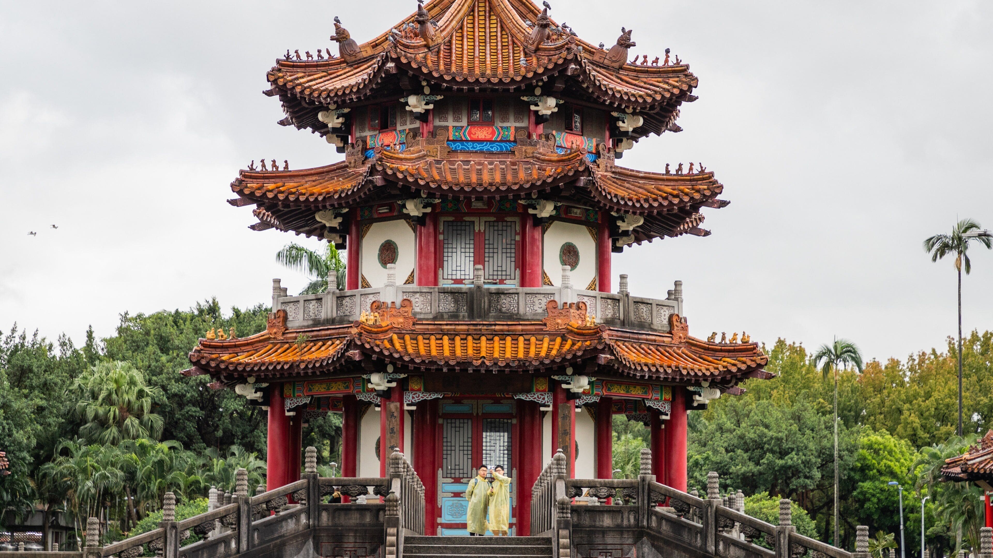 Taipei 228 Memorial Park showing heritage elements