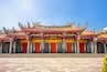 Facade view of Hsing Tian Kong temple in taipei