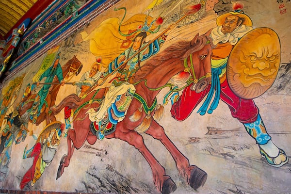 Baoan Temple which includes heritage elements and art