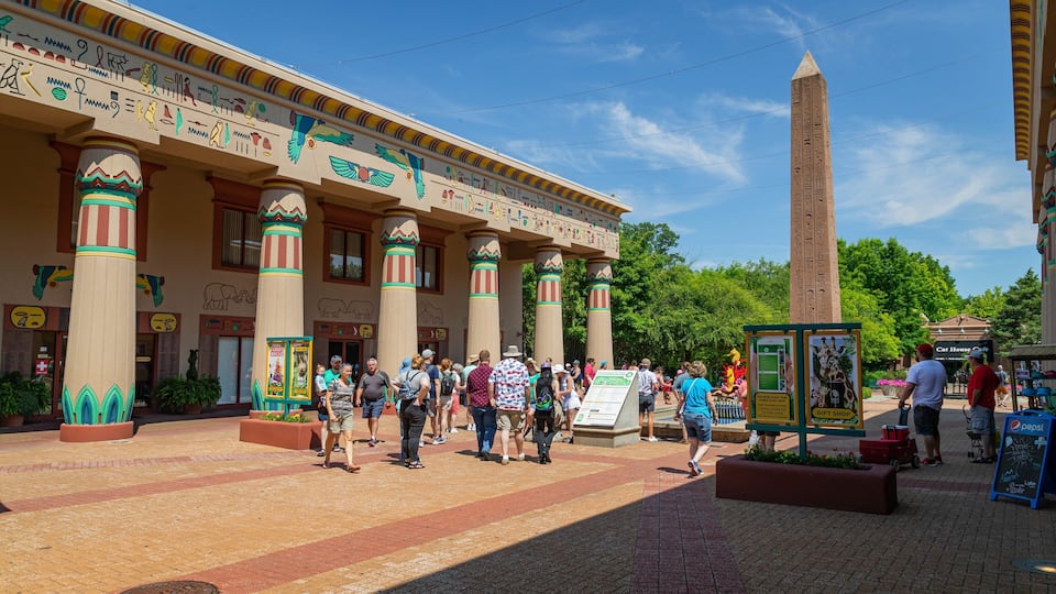 Memphis Zoo which includes street scenes