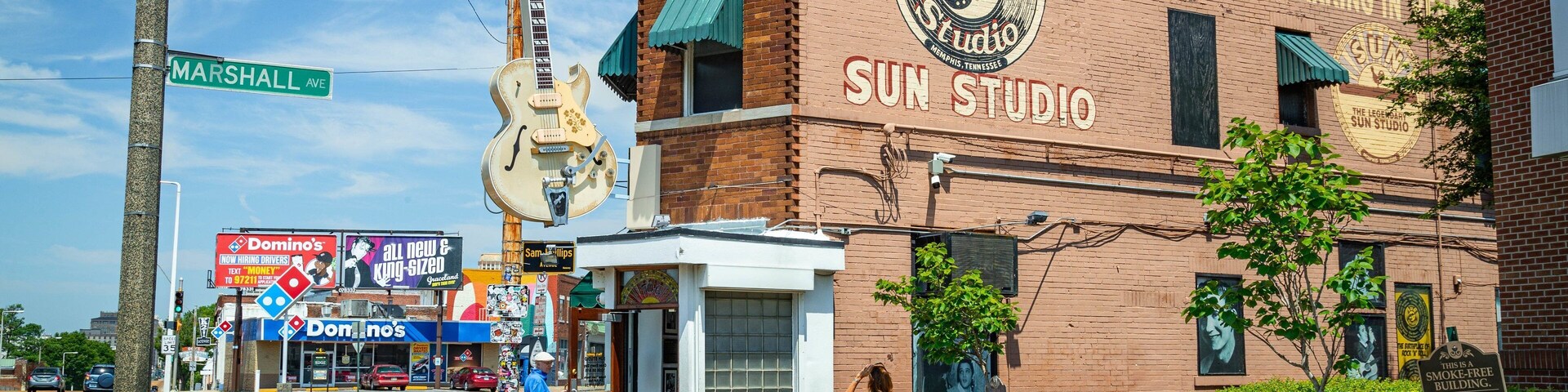 Sun Studio featuring signage