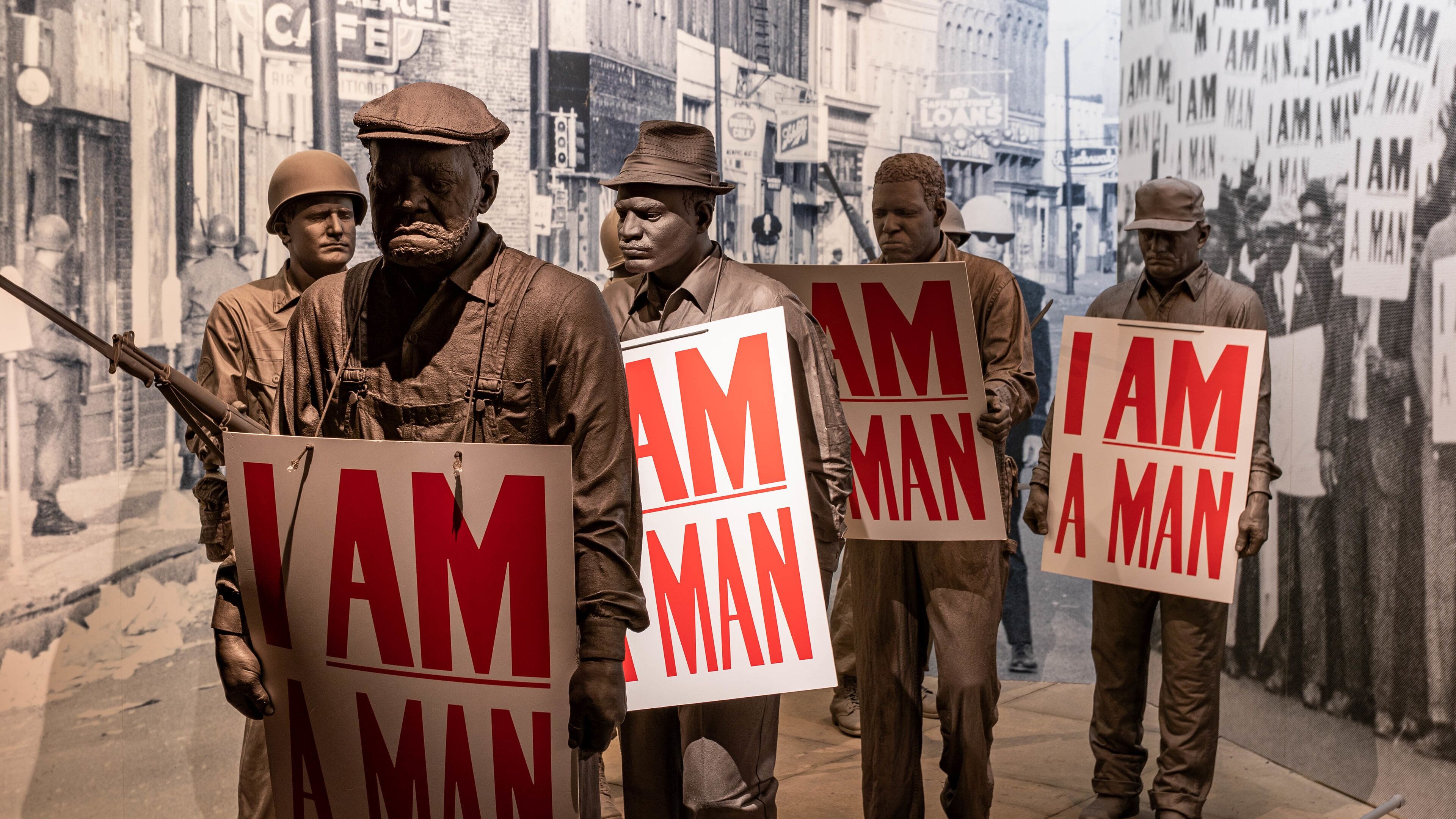 National Civil Rights Museum featuring interior views