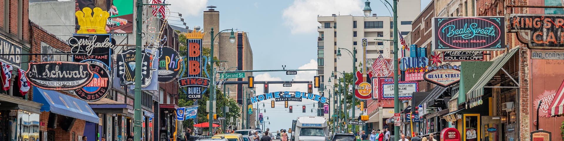Beale Street which includes street scenes