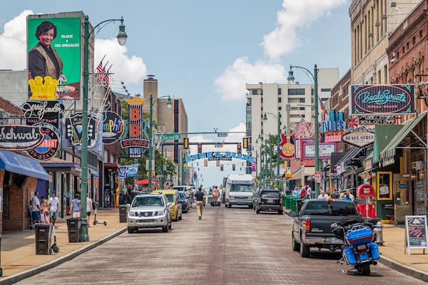 Beale Street which includes street scenes