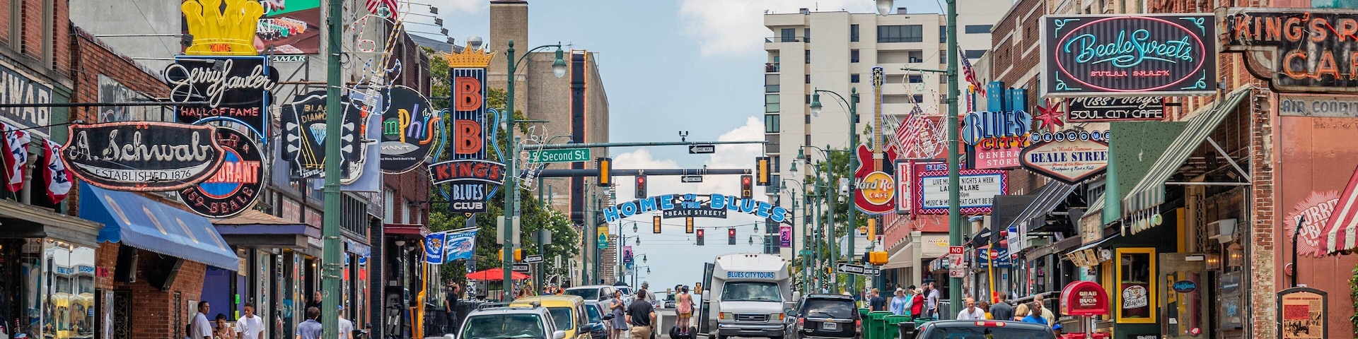 Beale Street which includes street scenes