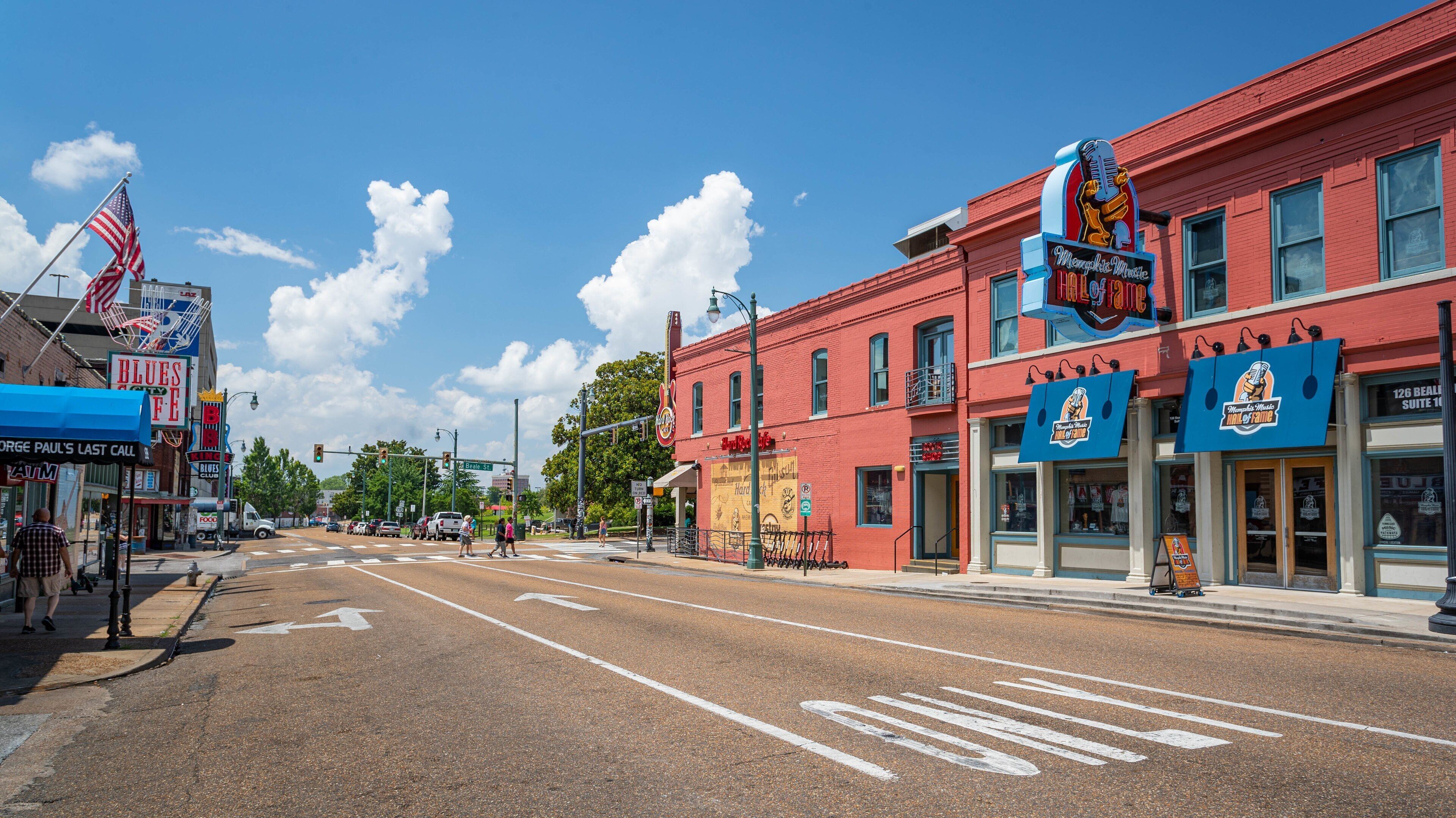Memphis Music Hall of Fame showing a small town or village