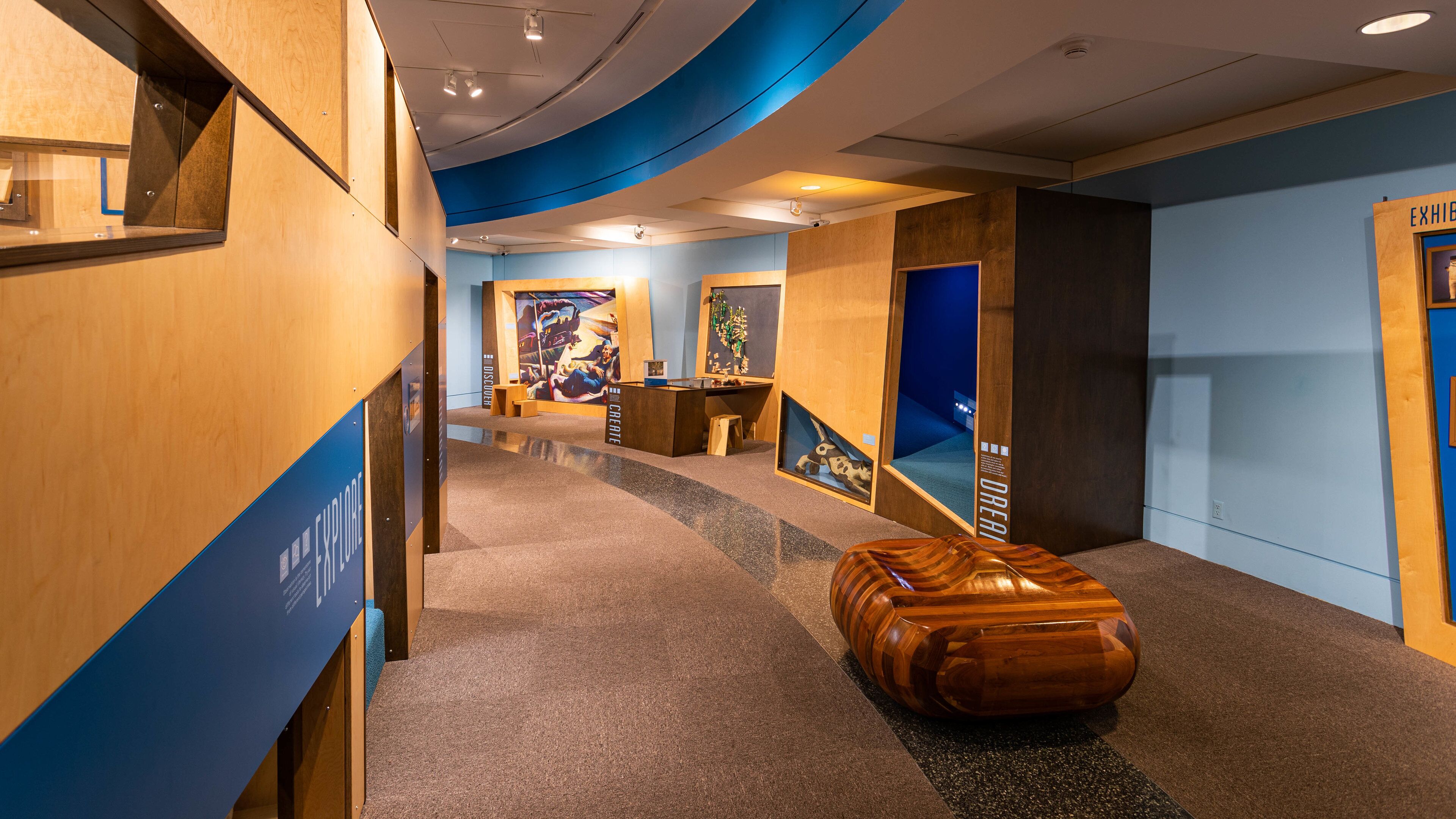 Memphis Brooks Museum of Art which includes art and interior views