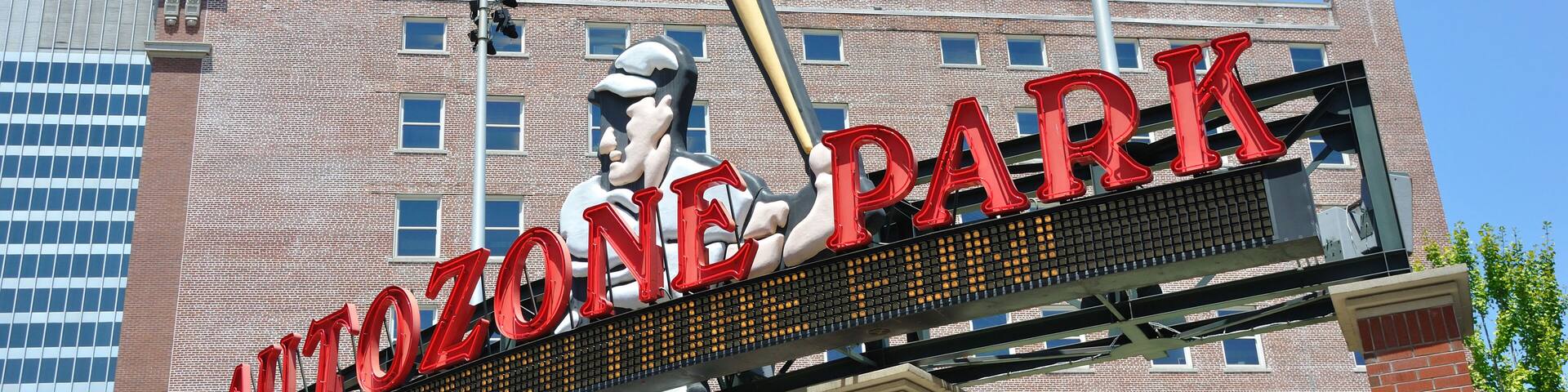 CW13TK AutoZone Park Baseball Stadium, Memphis, Tennessee, USA