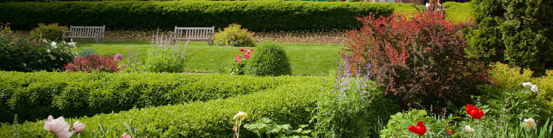 Princeton University which includes wildflowers, a garden and heritage elements