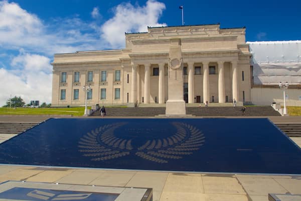 Auckland War Memorial Museum which includes heritage architecture