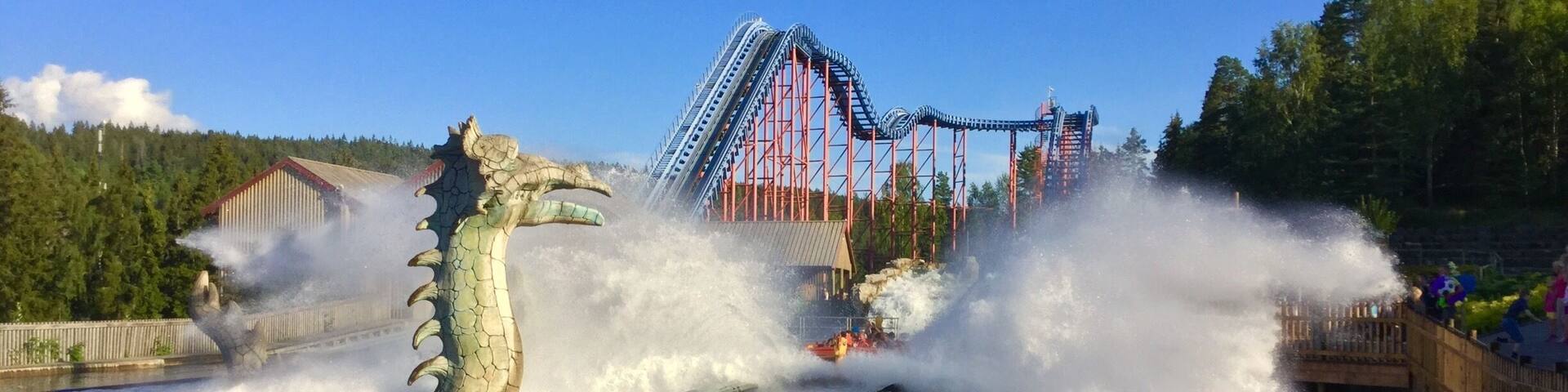 Tusenfryd Park outside Oslo.
Ordering your tickes online will save you a lot of time in the peak season.