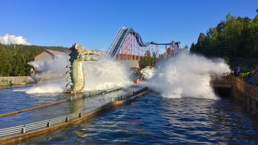 Tusenfryd Park outside Oslo.
Ordering your tickes online will save you a lot of time in the peak season.