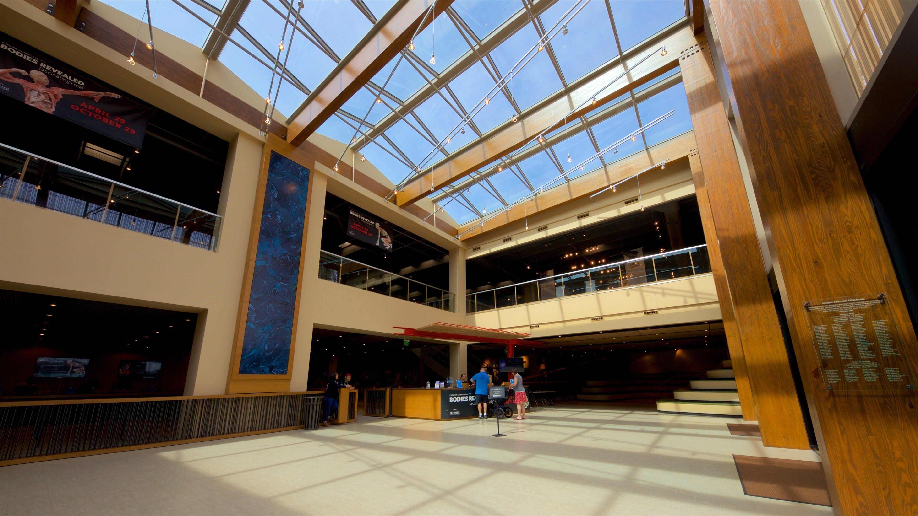 Omniplex Science Museum featuring interior views