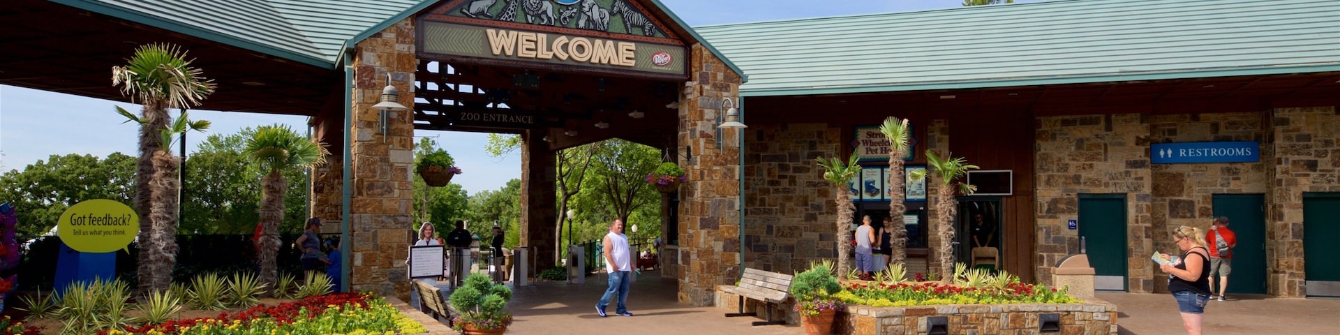 Oklahoma City Zoo featuring signage