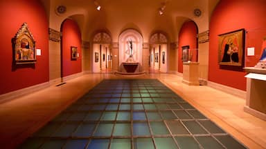 Philbrook Museum of Art featuring interior views, art and heritage elements