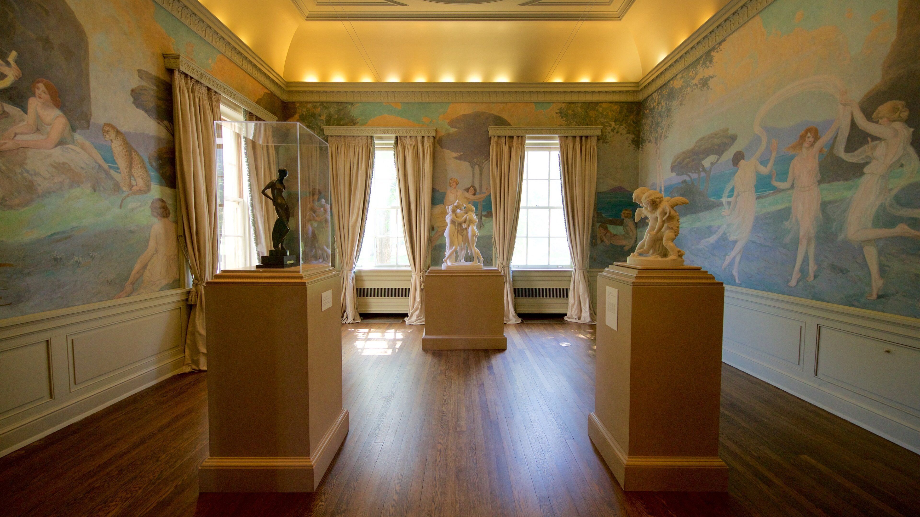 Philbrook Museum of Art montrant art et vues intérieures