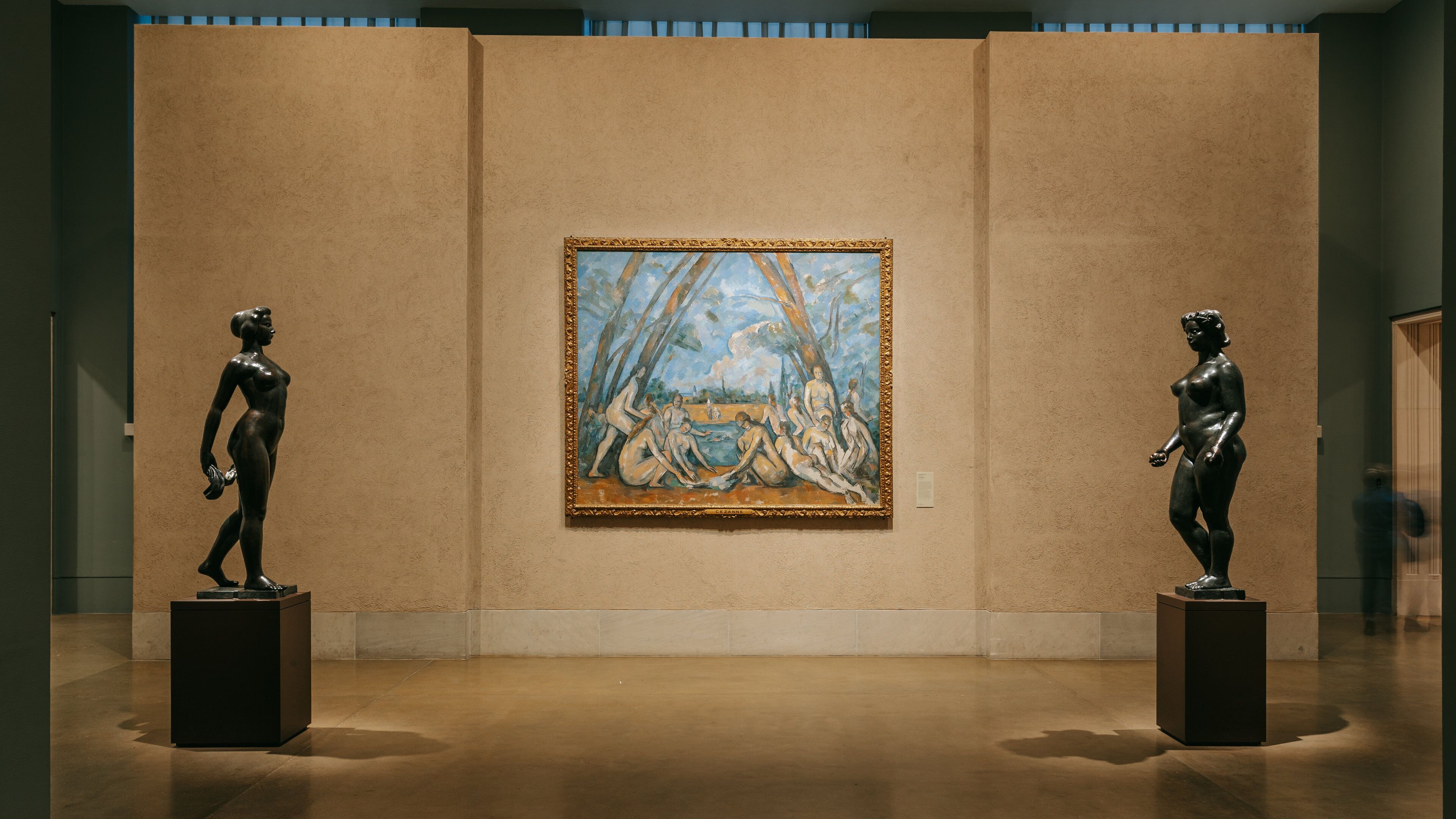 Philbrook Museum of Art showing a statue or sculpture, art and interior views