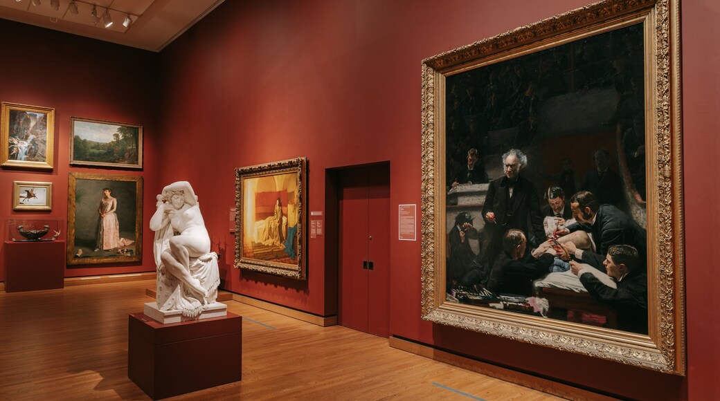 Philbrook Museum of Art featuring heritage elements, interior views and art