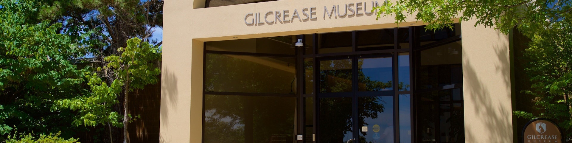 Gilcrease Museum mostrando sinalização