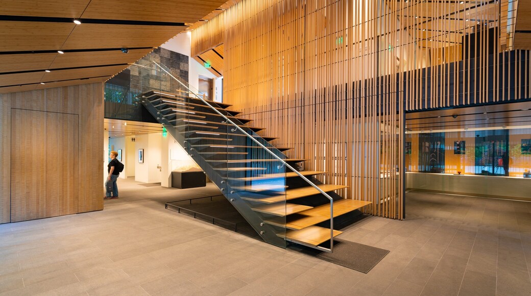 Portland Japanese Garden which includes interior views