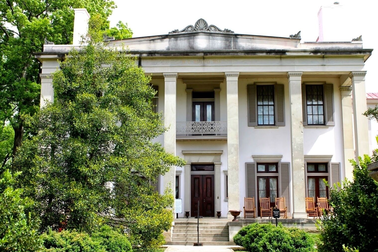 Founded in 1807 by John Harding, “Belle Meade” translates to mean beautiful meadow in old English and French.  The property began with just a single log cabin and 250 acres. The estate quickly grew to become a 5,400 acre thoroughbred horse farm complete with a Greek Revival Mansion, deer park, train station and rock quarry which supported five generations of owners.