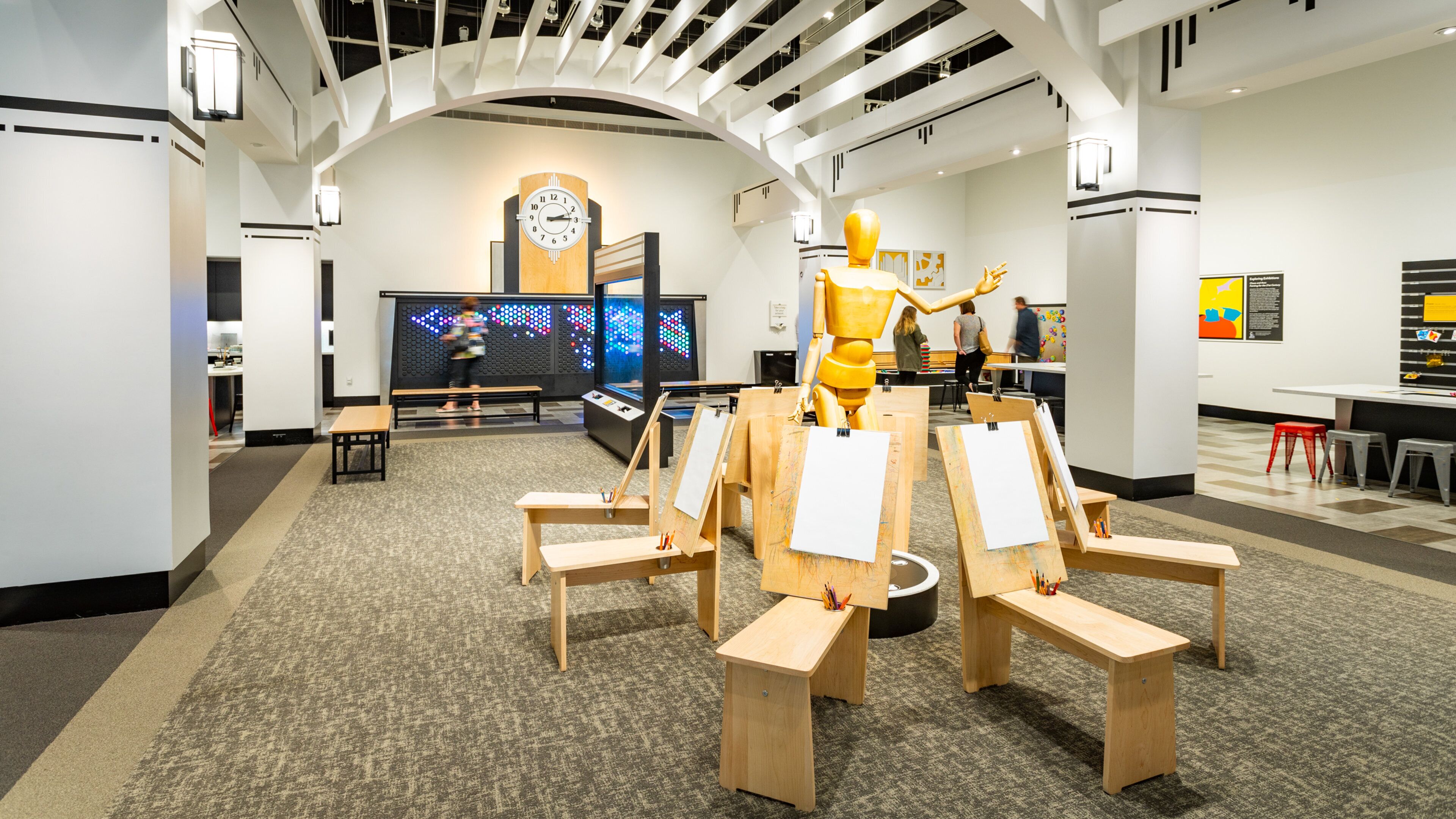 Frist Center for Visual Arts which includes art and interior views