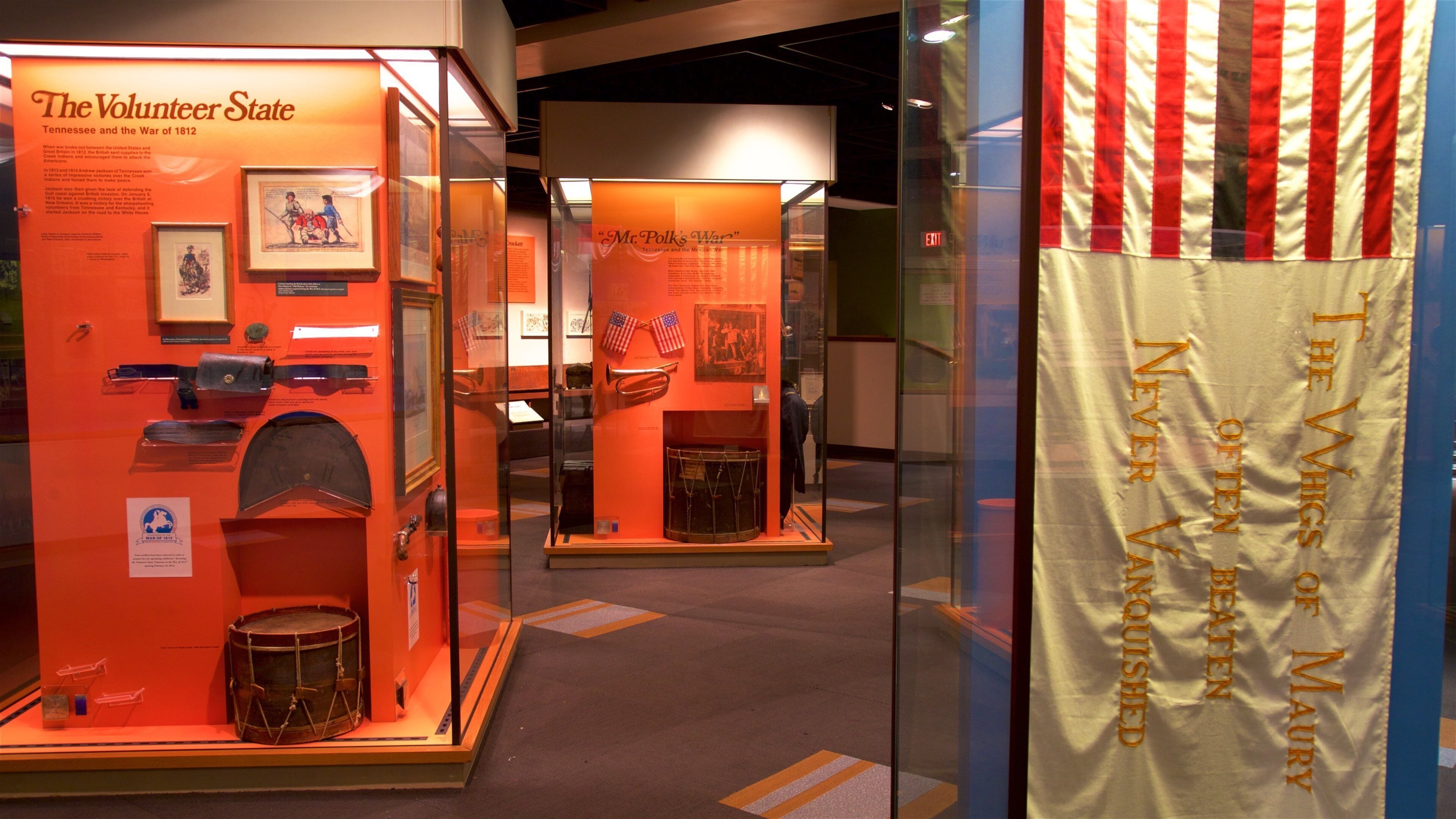 Tennessee State Museum featuring interior views