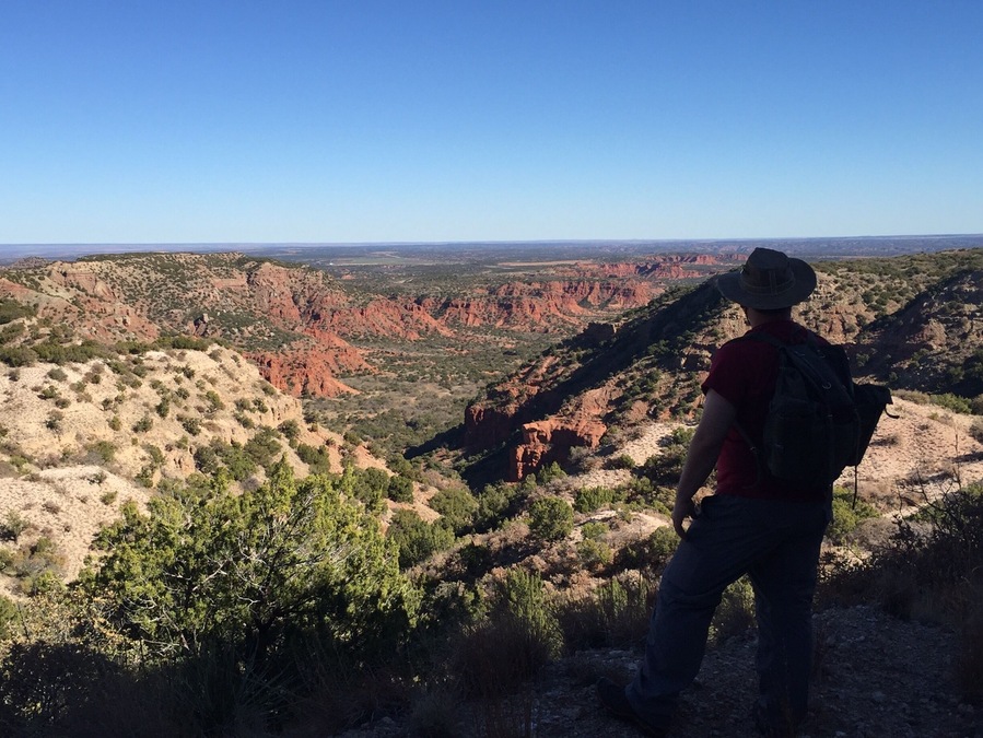 One of the many stunning views along the Haynes Ridge trail. The ascent to the ridge from the canyon loop trail is extremely strenuous, but then the trail is easy going along the top of the ridge with eyefulls galore. Take the ridge trail to where it meets up with the upper canyon trail and turn north to go past the fern cave and the last dance hoodoo on your way back to the north parking lot.