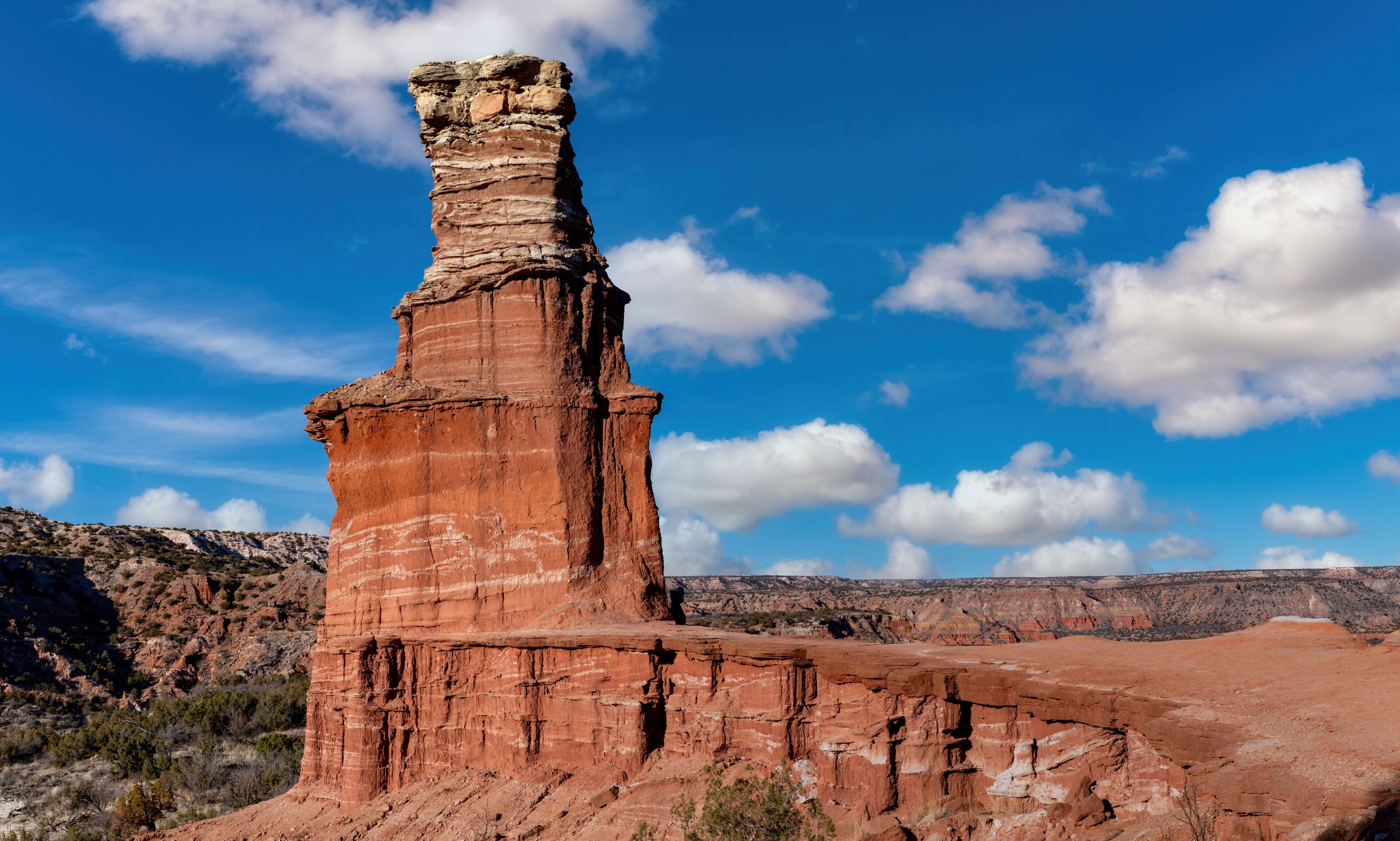 Palo Duro Canyon Texas Lighthouse big sky
