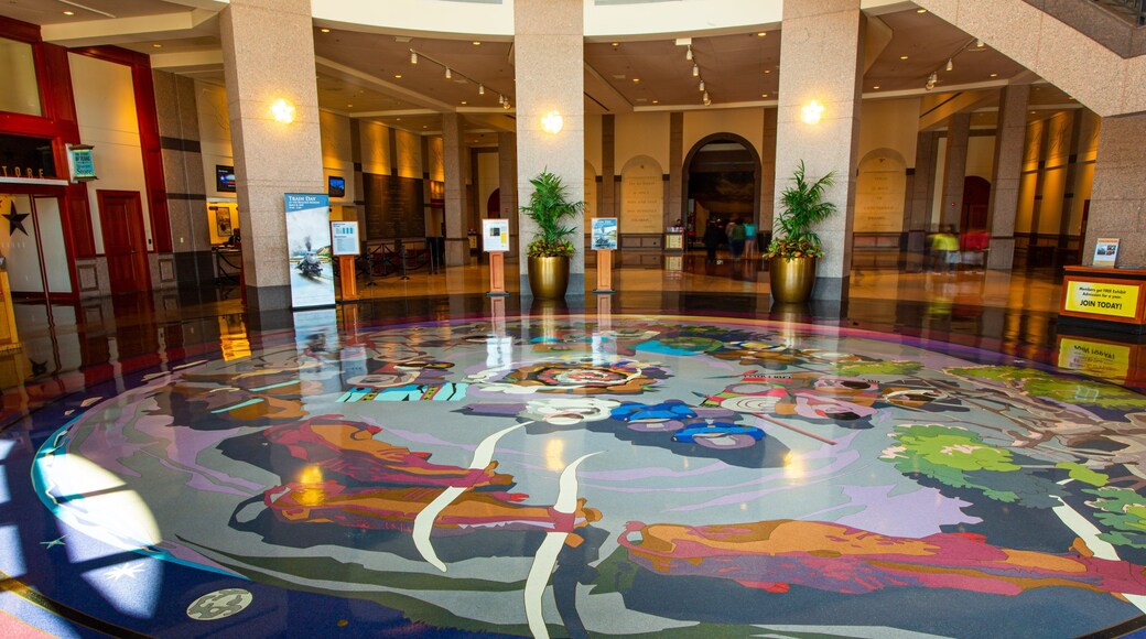 Bob Bullock Texas State History Museum showing a casino and interior views