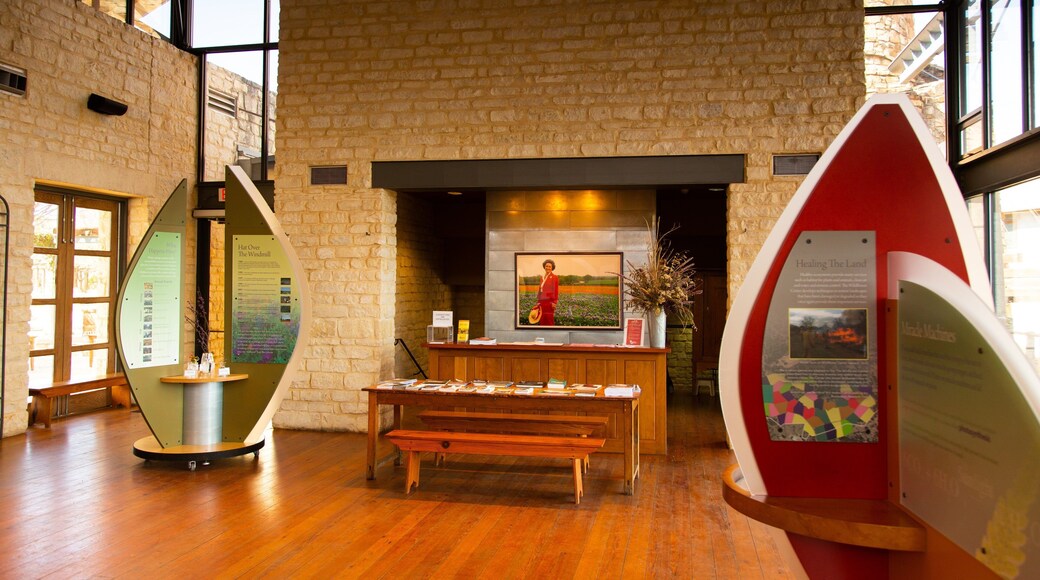 Lady Bird Johnson Wildflower Center which includes interior views