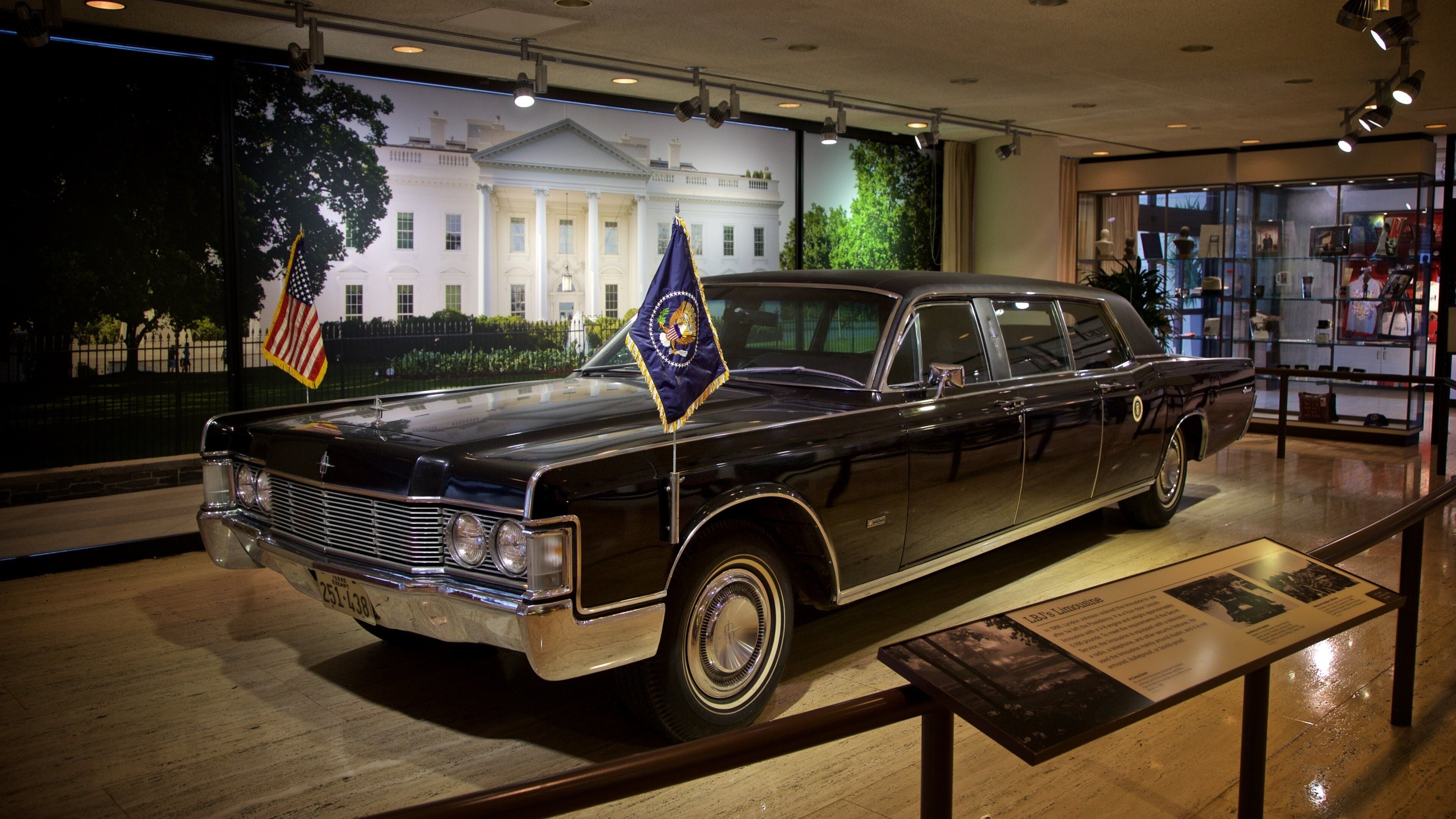 LBJ Presidential Library which includes interior views and heritage elements