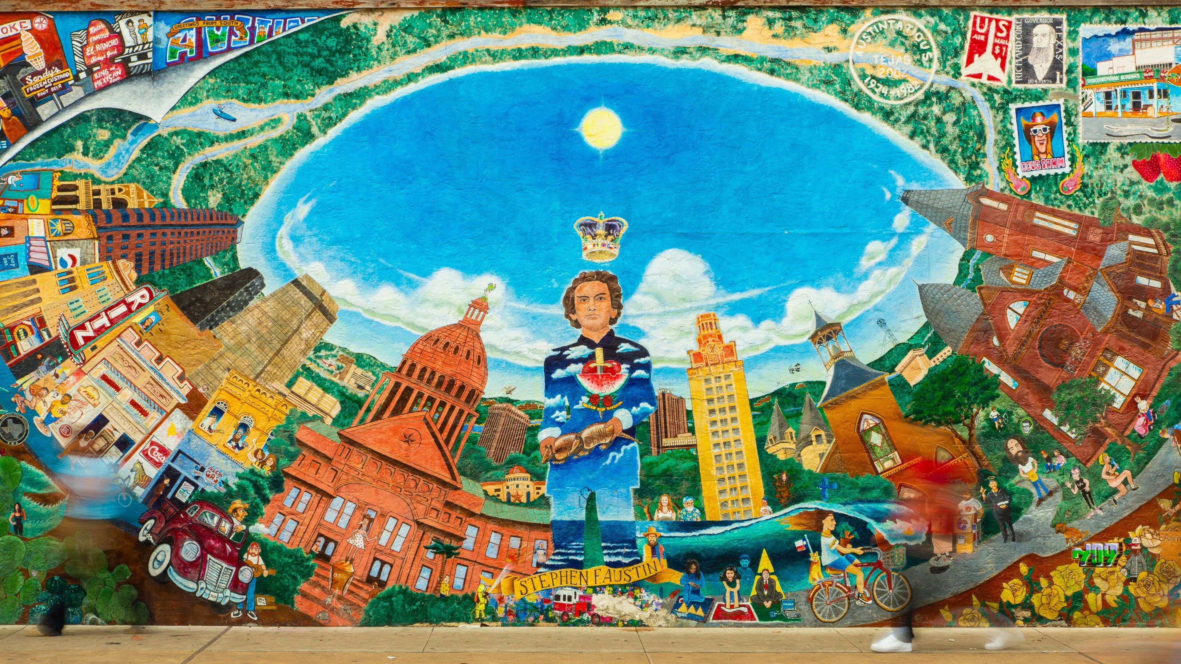 University of Texas at Austin featuring outdoor art