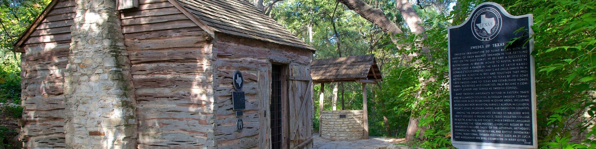 Jardín botánico Zilker que incluye un jardín