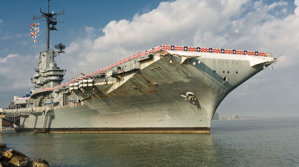USS Lexington Aircraft Carrier at Corpus Christi, Texas at the G