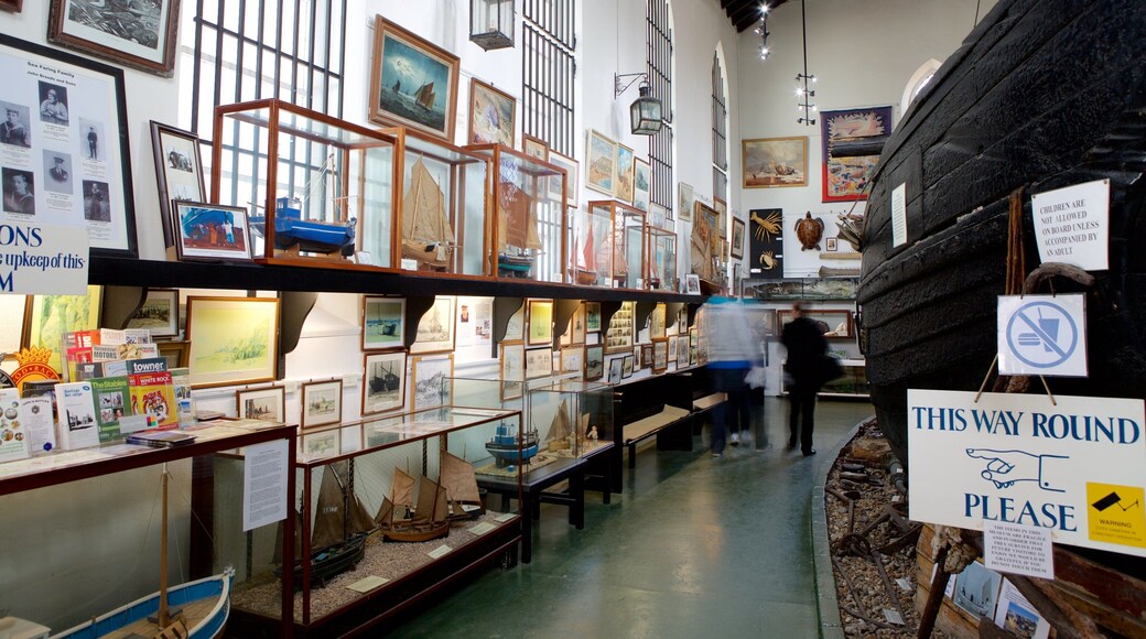Fishermen\'s Museum showing interior views