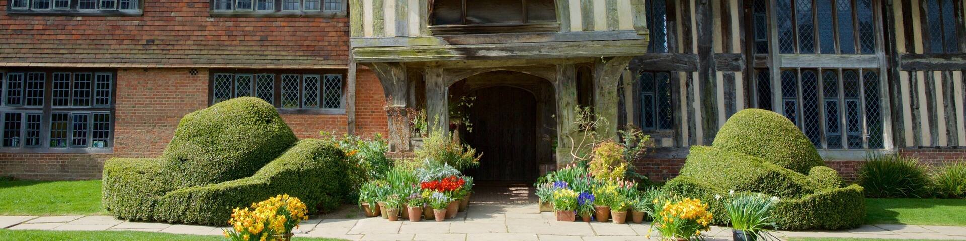 Great Dixter House and Gardens featuring heritage elements
