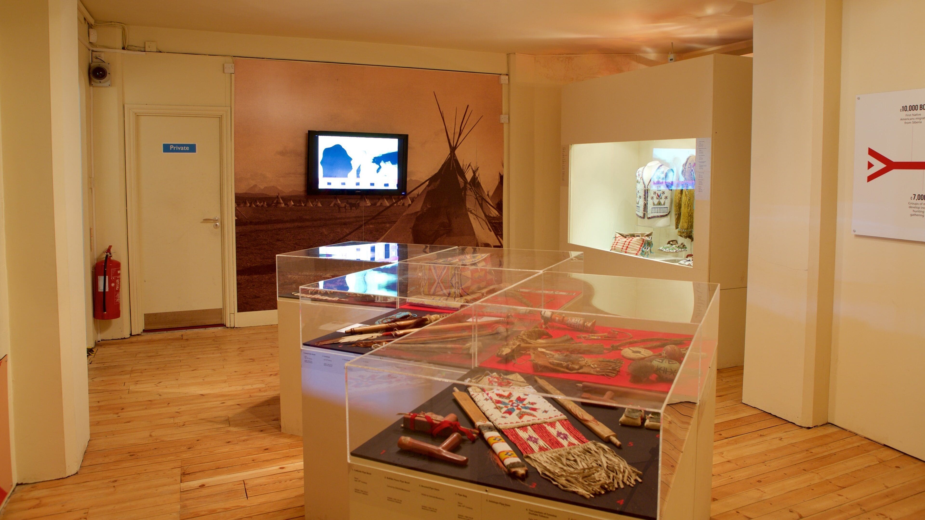 Hastings Museum and Art Gallery mettant en vedette vues intérieures