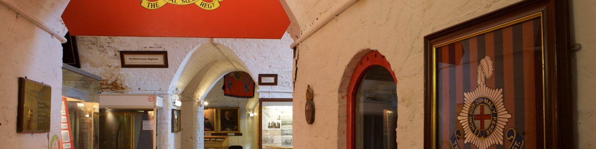 Redoubt Fortress and Military Museum which includes interior views and heritage elements