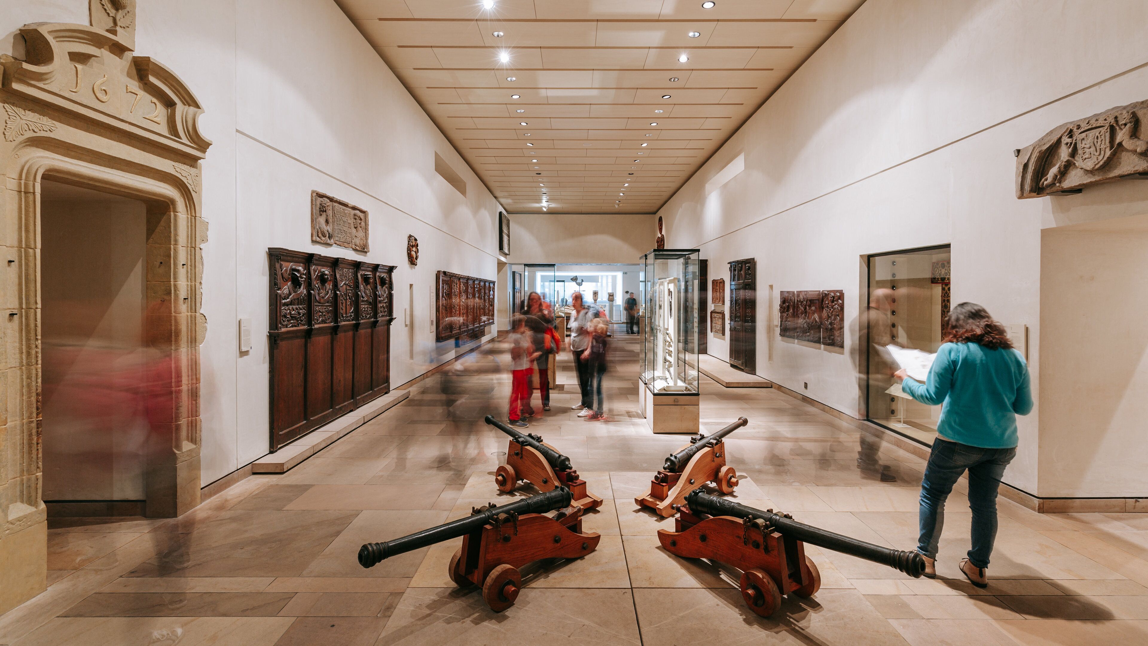 National Museum of Scotland showing interior views