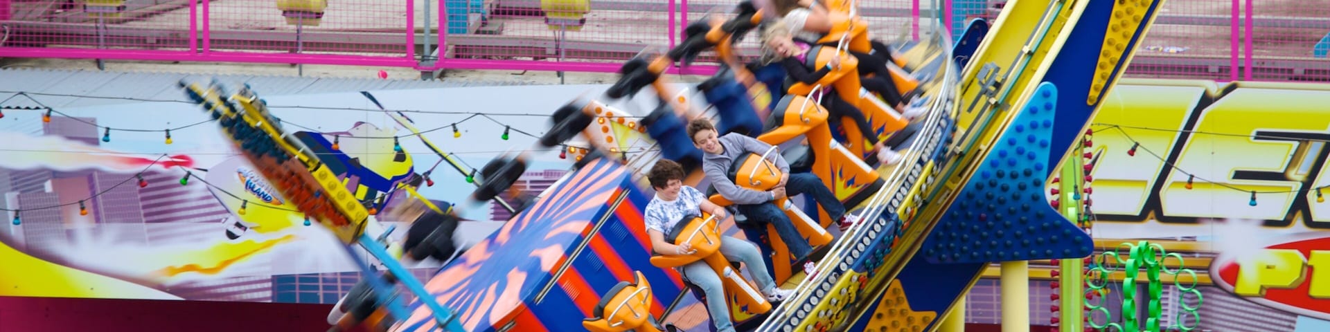 Adventure Island showing rides