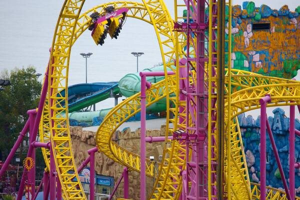 Adventure Island som viser forlystelser