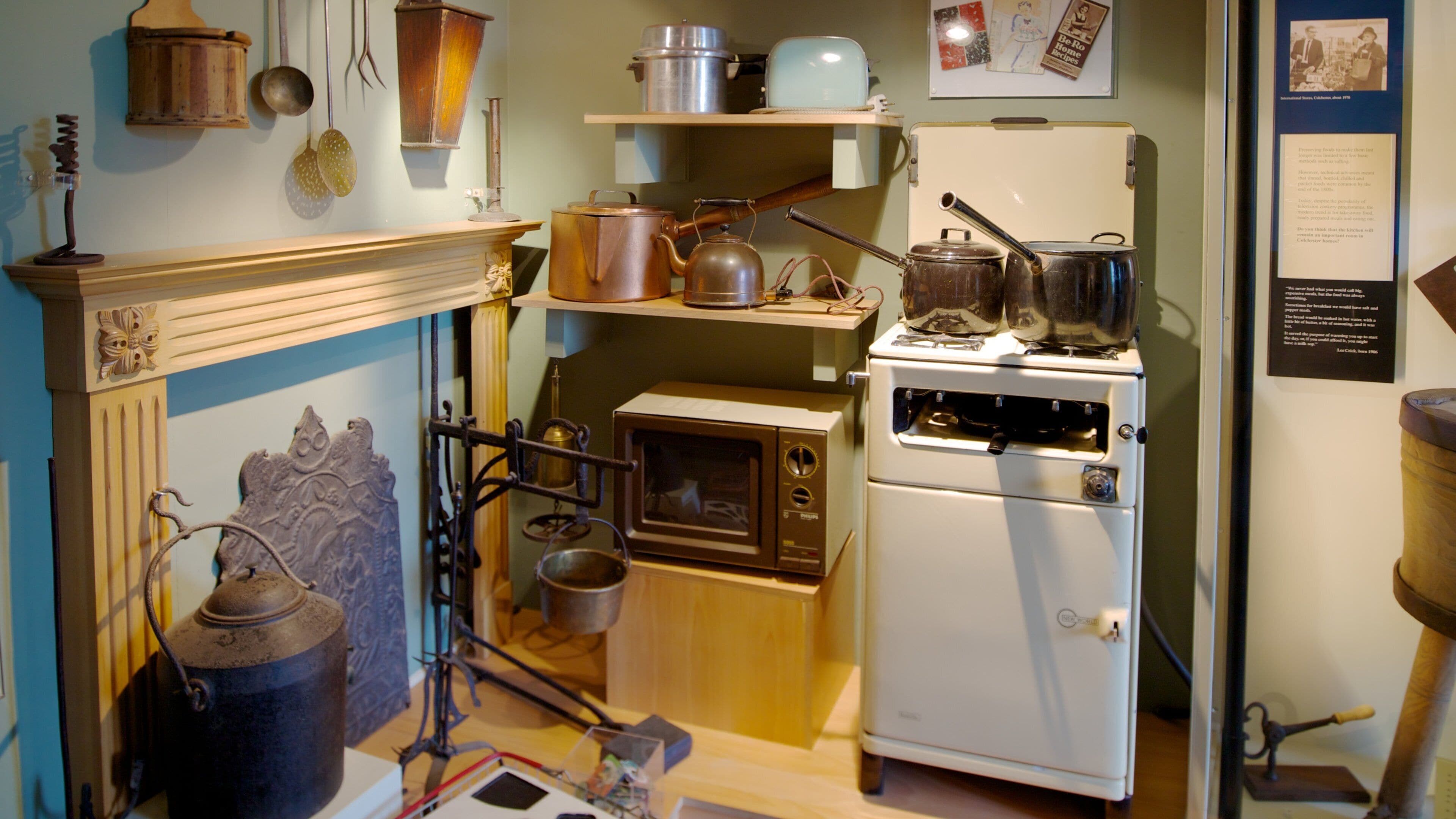 Hollytrees Museum mostrando vistas de interior